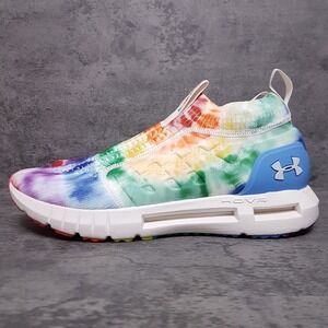 UNDER ARMOUR HOVR Phantom Slip on "Pride" TD Running Shoes Mens 12.5‎ Tie dye